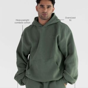 Comfrt Minimalist Hoodie in Forest Medium